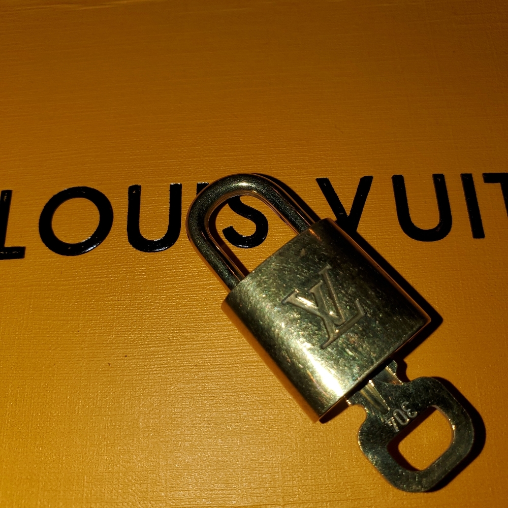 Authentic Louis Vuitton Lock and Key